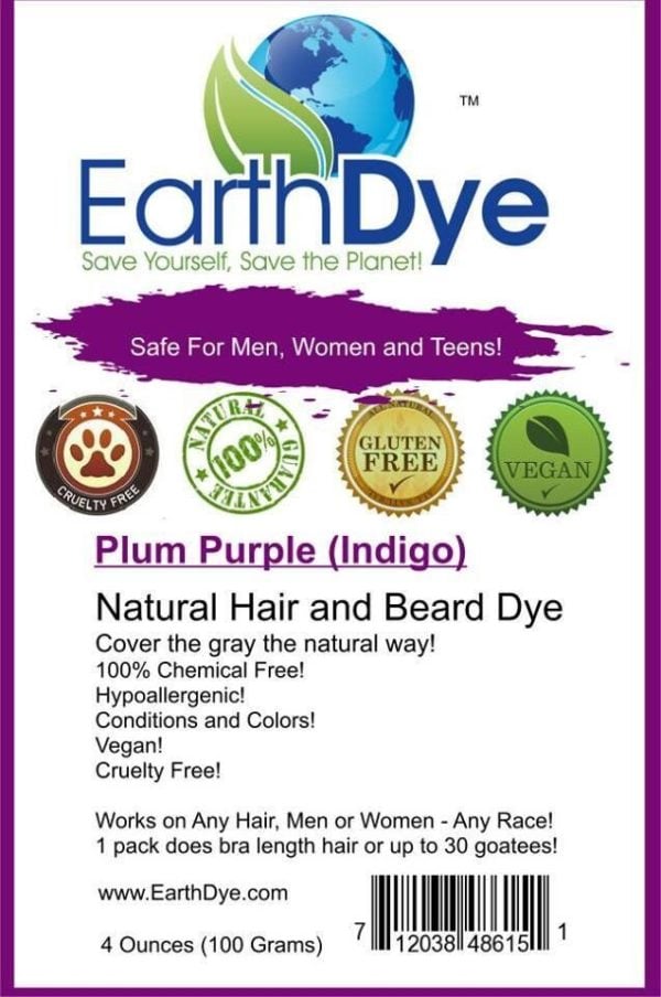 Plum Purple Natural Hair Dye