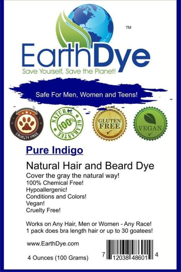 Pure Indigo (Black) Natural Hair Dye