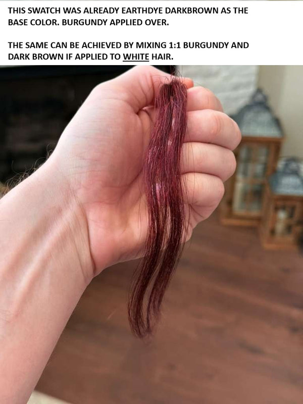 EarthDye Burgundy Hair Dye