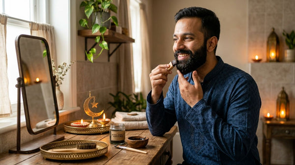 Natural beard dye for Eid and Diwali grooming preparations