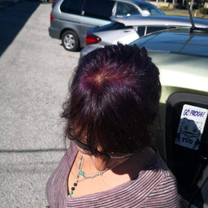 Mary After using plum purple
