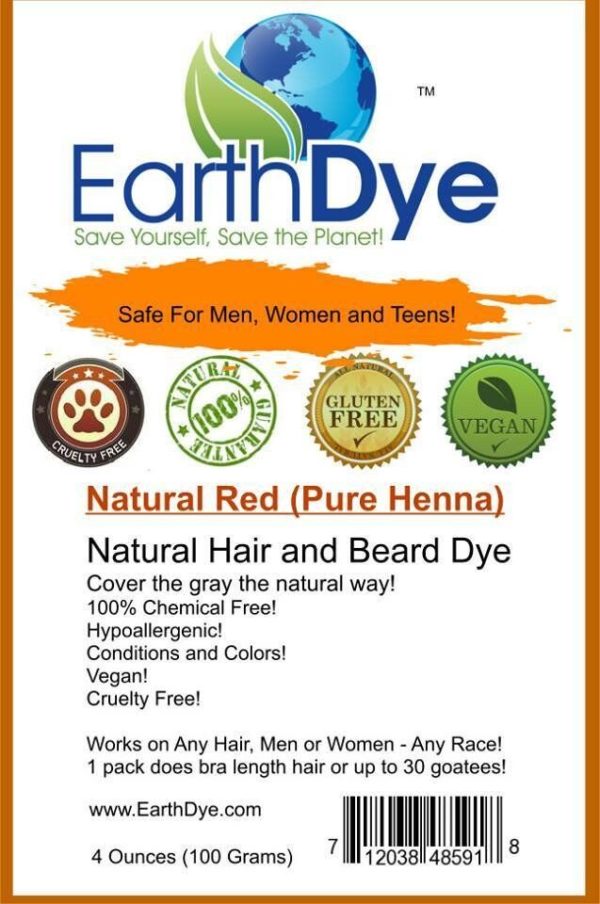 Natural Red Hair Dye