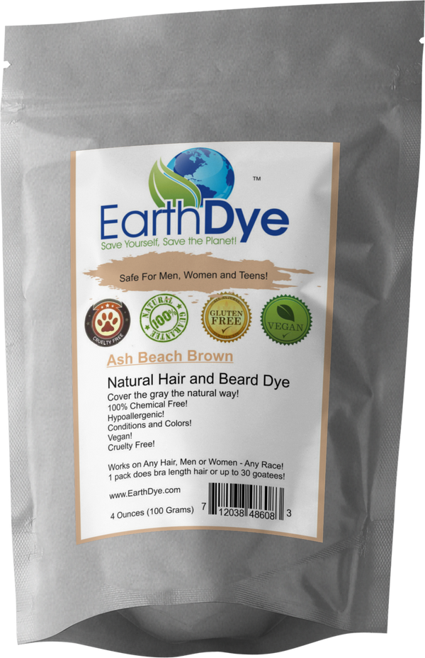 Ash brown earthdye hair dye
