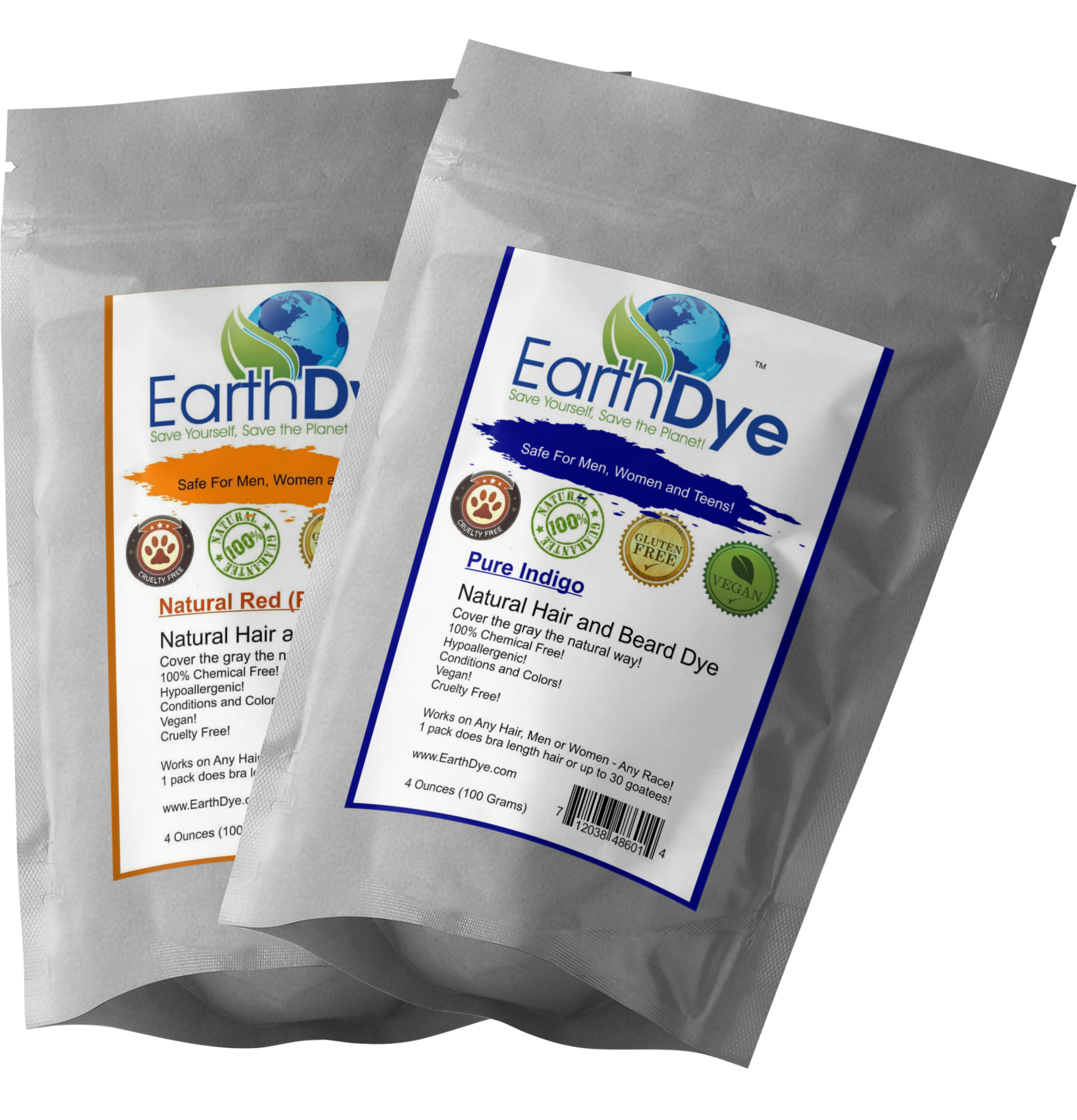 Natural Jet Black Hair Dye All Plants - No Chemicals – EarthDye Natural Jet Black Hair Dye All Plants - No Chemicals – EarthDye